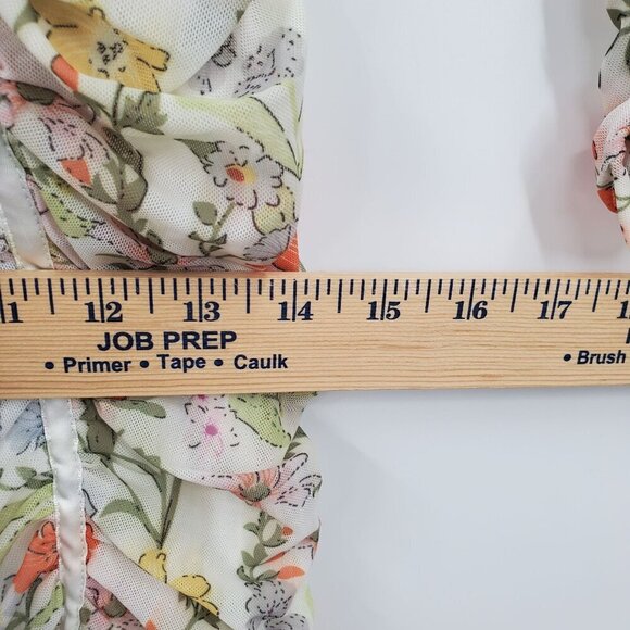 Bump Biddy Maternity Kiara Floral Mini Dress Women Size Large NWT - Picture 13 of 16